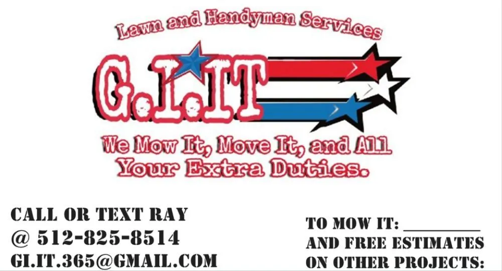 Affordable outdoor landscaping in Round Rock, TX - G.I. IT Lawn & Handyman Services