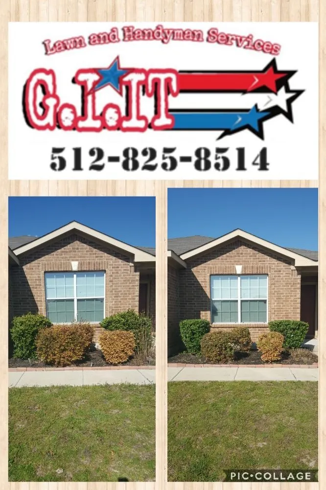 Custom landscape installation in Round Rock, TX - G.I. IT Lawn & Handyman Services