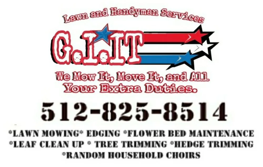 Local lawn mowing service in Round Rock, TX - G.I. IT Lawn & Handyman Services