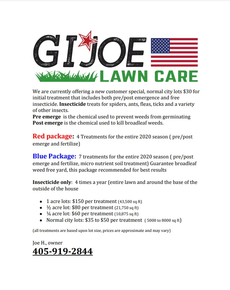 Custom landscape installation for year-round maintenance across Yukon, OK - GI Joe Lawn Care