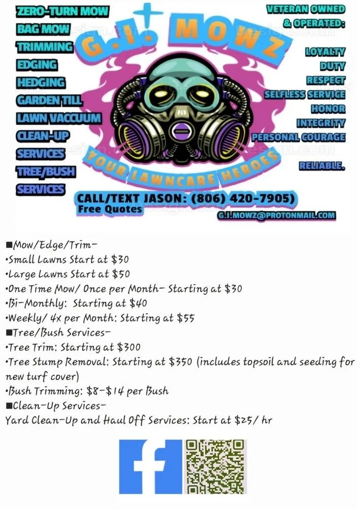 Custom residential landscaping experts serving Amarillo, TX - G.I. MOWZ Lawncare