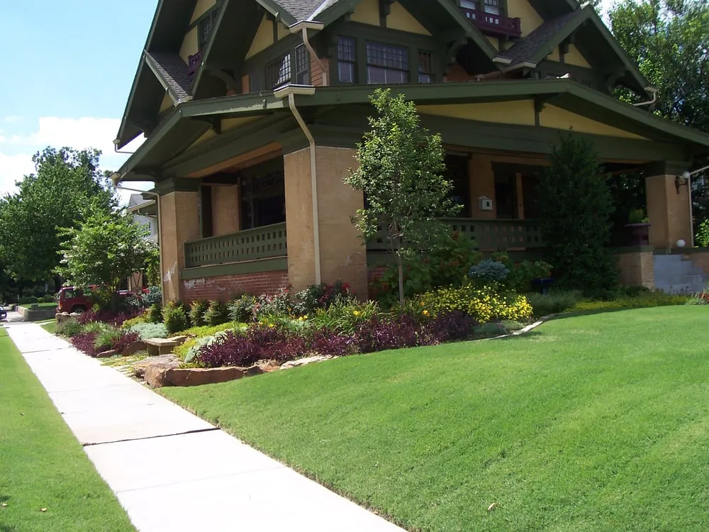 Affordable lawn mowing service for outdoor upgrades in Edmond, OK by Giant Landscape