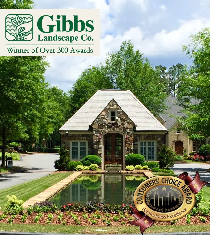 Professional landscape installation with custom design in Smyrna, GA by Gibbs Landscape Company