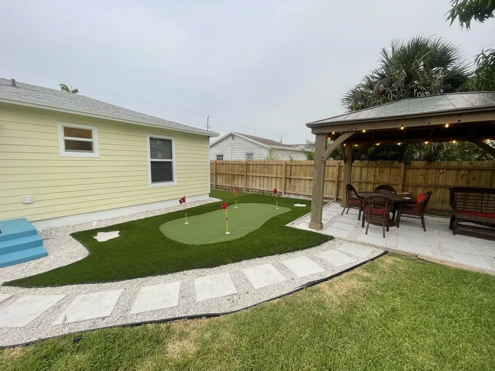 Local garden landscaping in Boca Raton, FL by Gibbs Pro Services