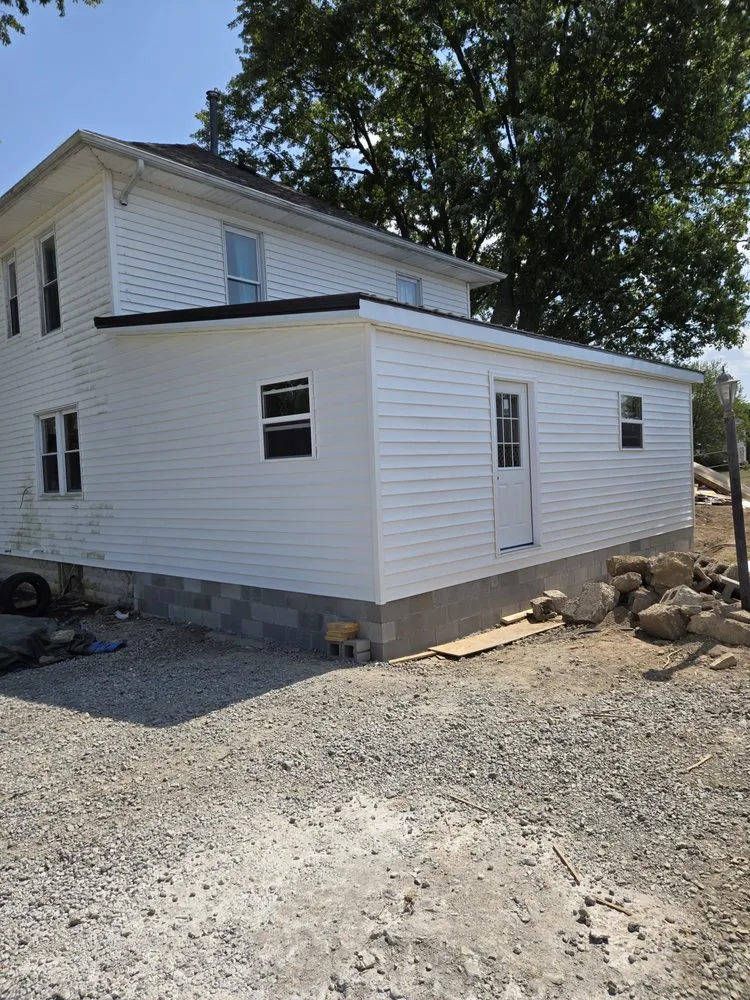 Custom outdoor landscaping in West Union, OH by Gibson Handyman & More