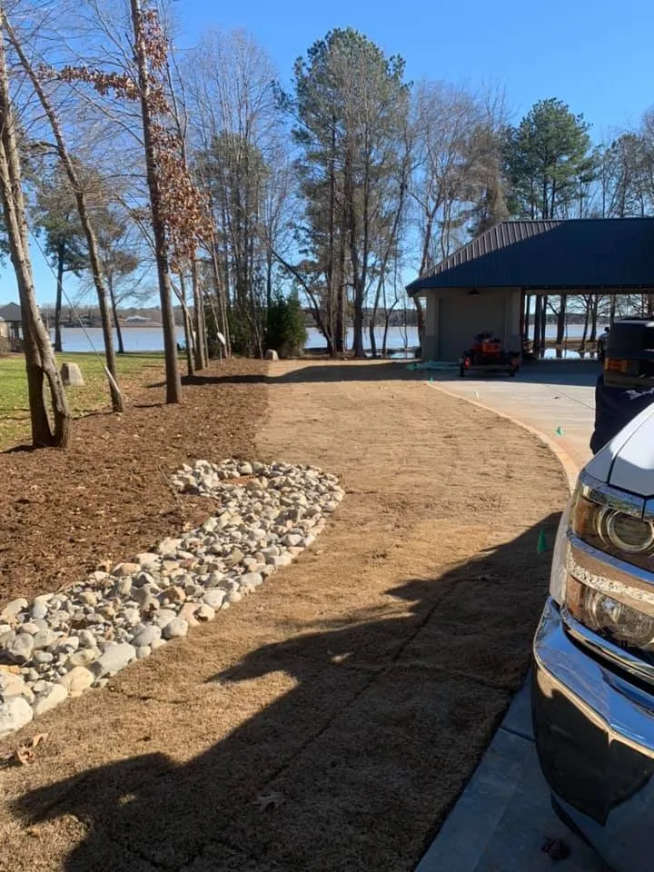 Professional landscape design with custom design in York, SC by Gibson LawnCare