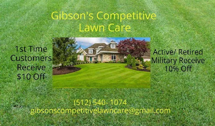 Top-rated residential landscaping in Copperas Cove, TX - Gibson's Competitive Lawn Care