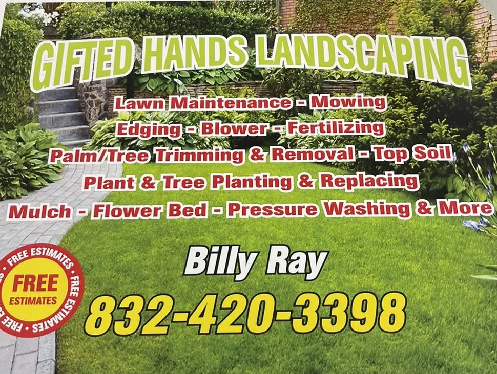Affordable landscape installation for outdoor upgrades in Richmond, TX by Gifted Hands Landscaping Services