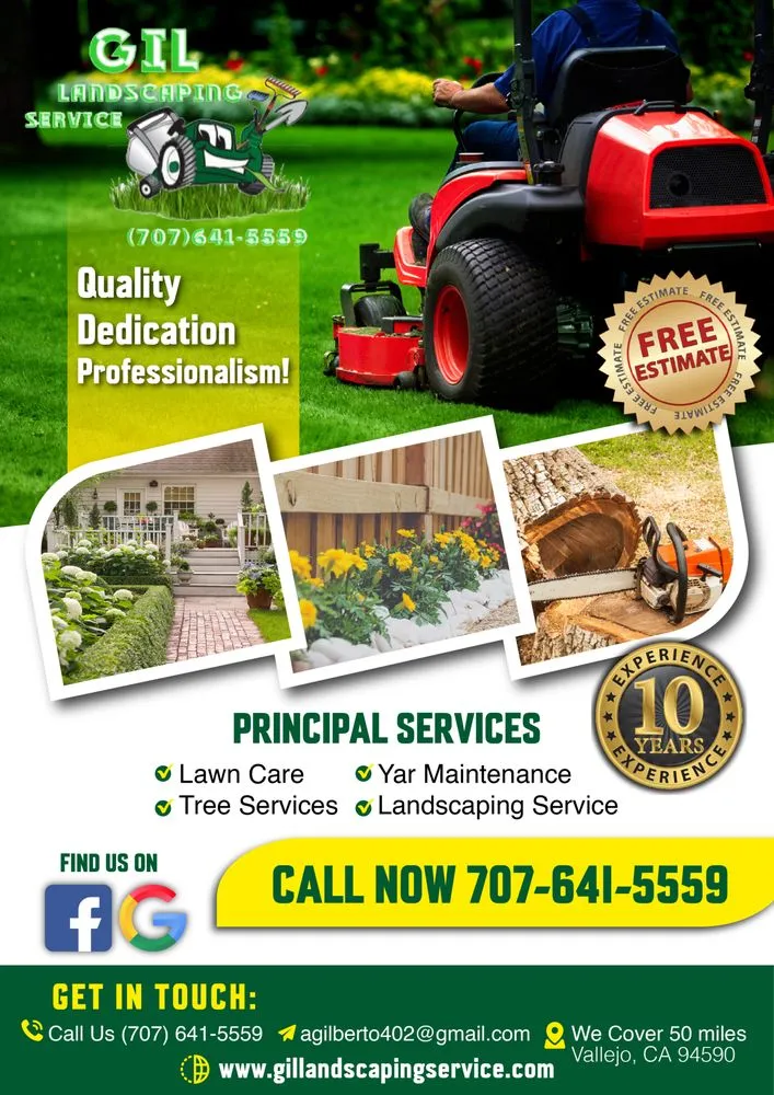 Affordable residential landscaping in Vallejo, CA - Gil Landscaping Services