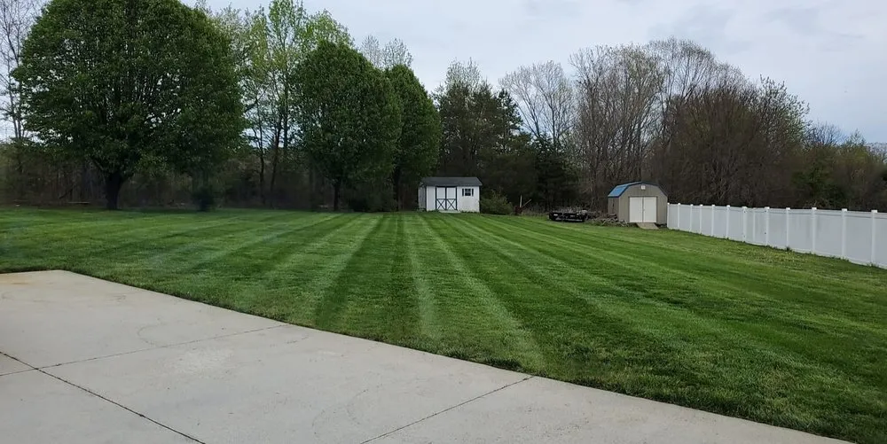 Professional landscape installation in Mocksville, NC by Gilbert Grounds Management
