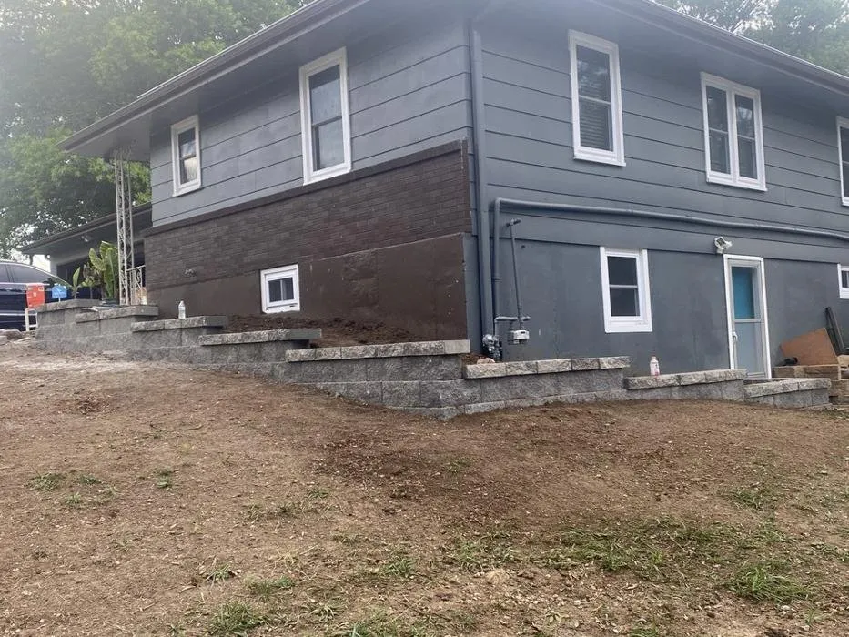 Professional residential landscaping with custom design in Kansas City, MO by Gilbert's Stump Grinding and Landscaping