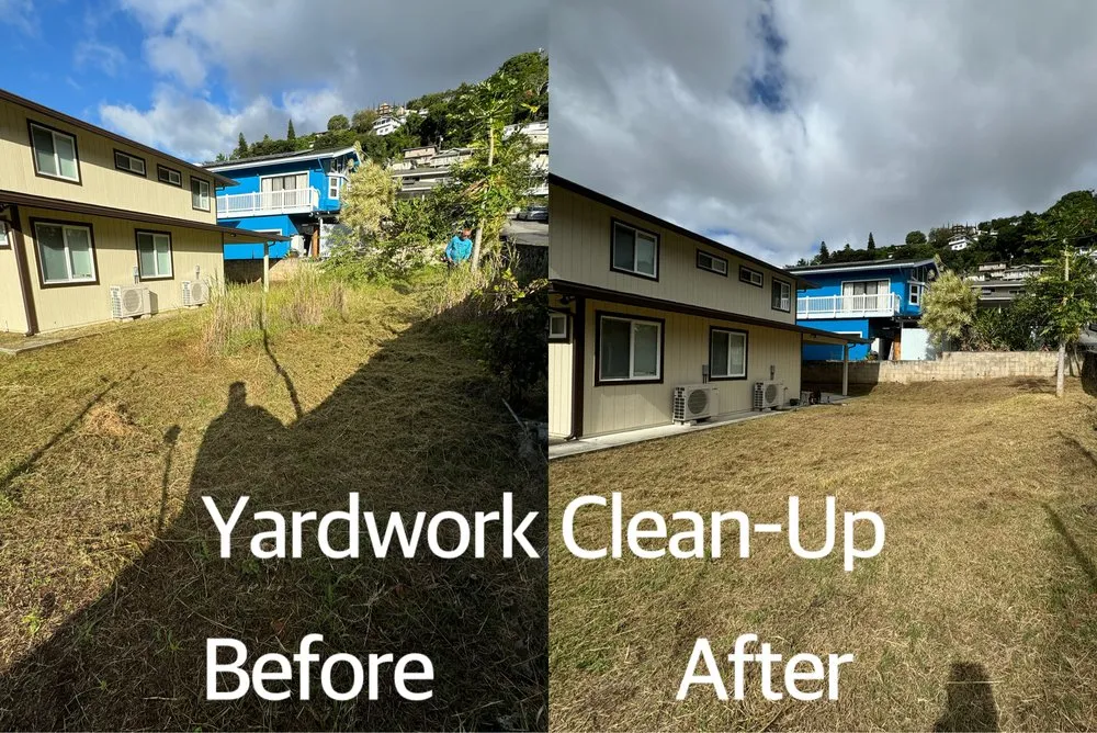Local lawn care service for residential properties in Waipahu, HI by Gilberts Yard and Tree Trimming