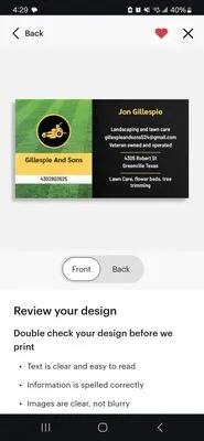 Gillespie And Sons Logo