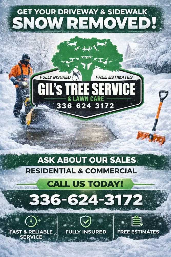 Local lawn care service near you across Winston-Salem, NC - Gil's Tree Service & Lawn Care