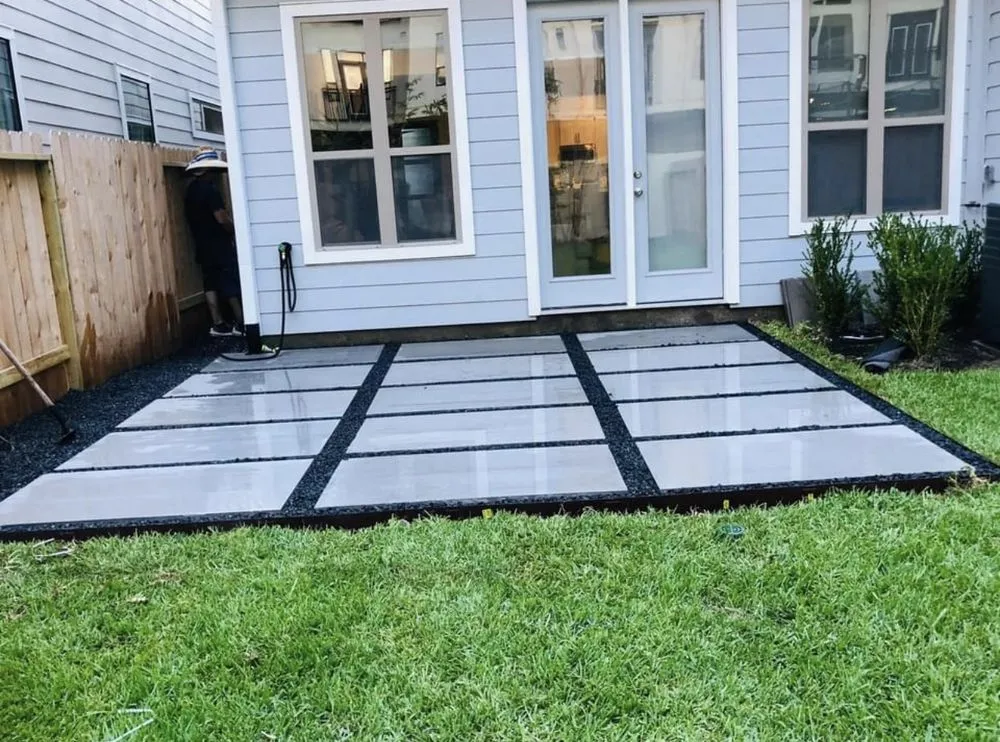 Custom yard cleanup service with custom design across Parkville, MD - Gimmys General contracting