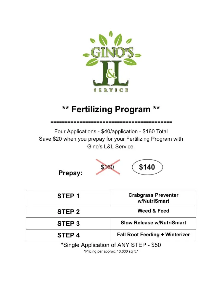 Affordable outdoor landscaping for year-round maintenance in Peotone, IL by Gino's L&L Service