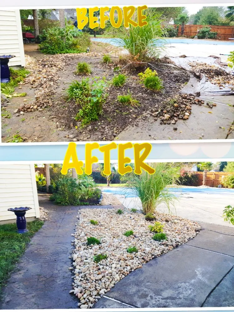 Professional yard cleanup service for residential properties in Portsmouth, VA by GIO Lawn & Landscaping