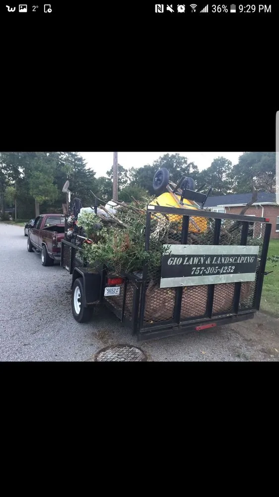 Custom yard cleanup service in Portsmouth, VA - GIO Lawn & Landscaping
