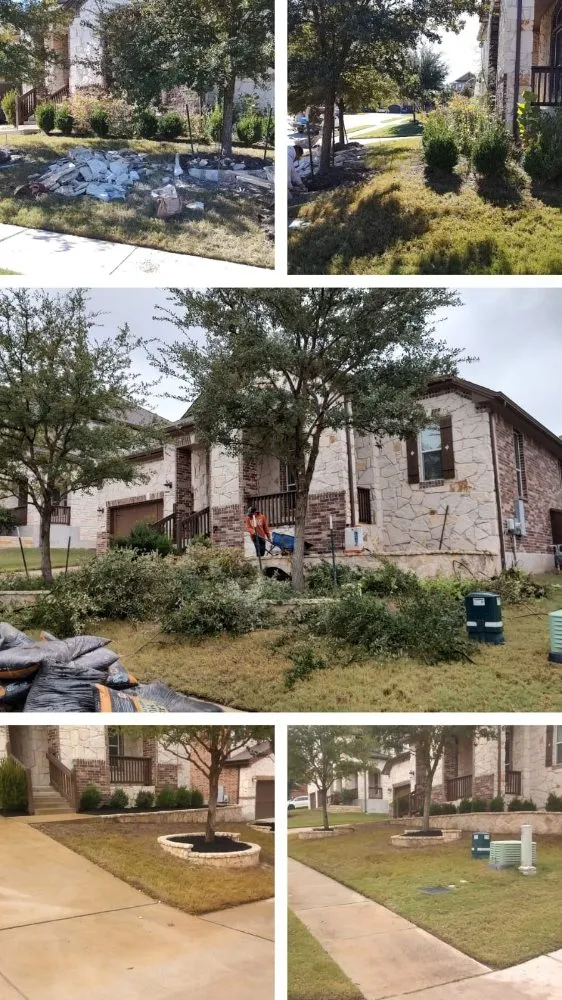 Top-rated lawn care service in Round Rock, TX by Giraffe Tree & Landscaping Services