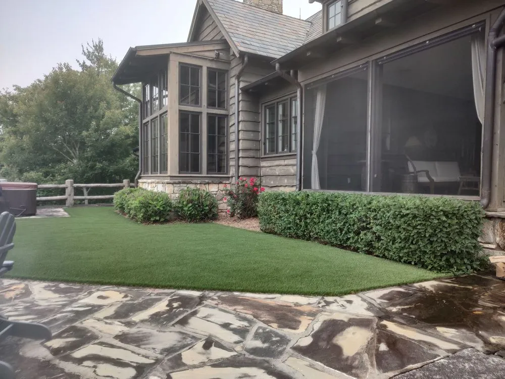 Custom residential landscaping in Lake Toxaway, NC by Girmann's