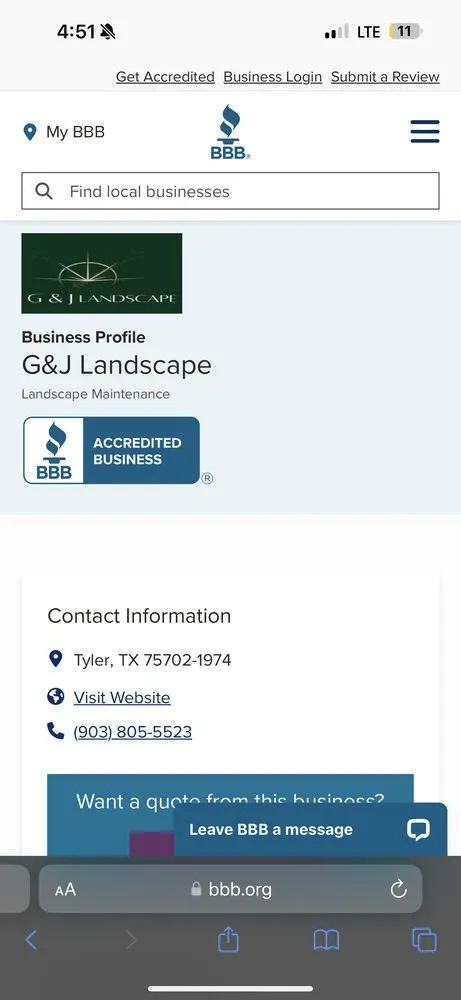 Expert landscaping services in Tyler, TX by G&J Landscape