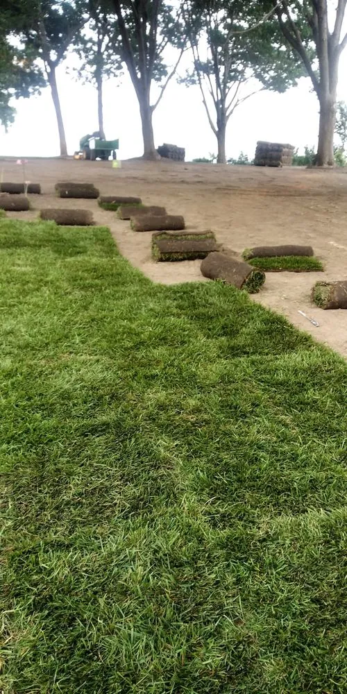 Professional lawn mowing service for outdoor upgrades across Grandview, IL - G&J Landscapes & Remodels