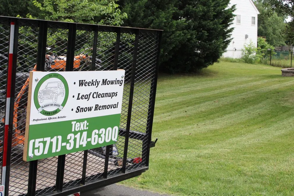 Reliable lawn mowing service for year-round maintenance in South Riding, VA by Gladiator Grass Lawn Care