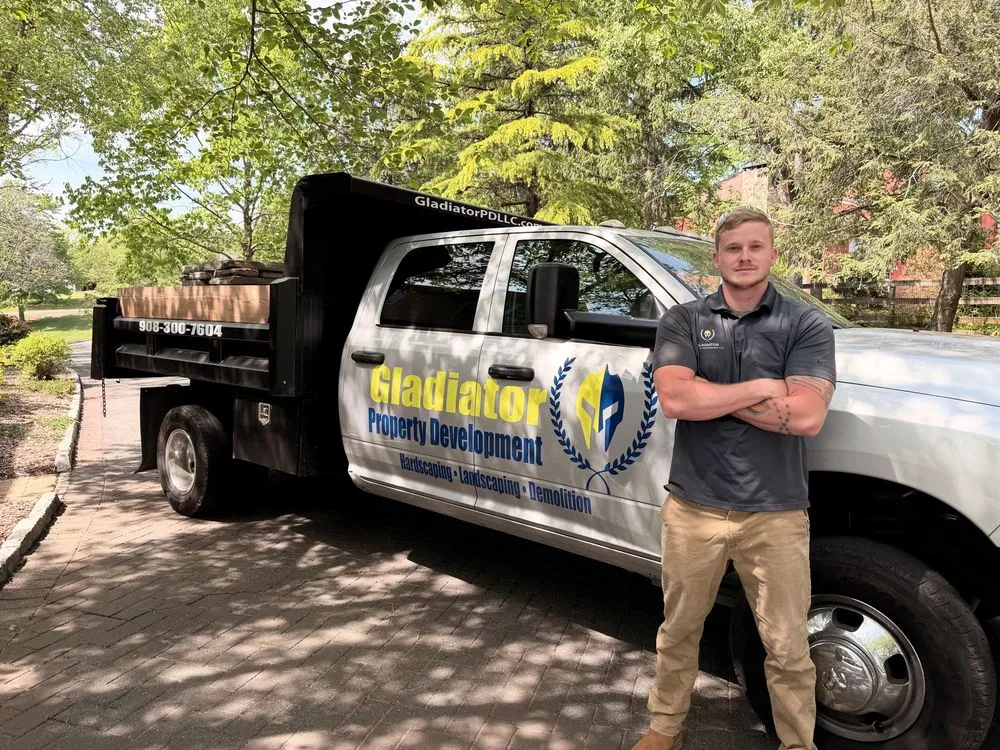 Affordable residential landscaping for residential properties in Neshanic Station, NJ by Gladiator Property Development