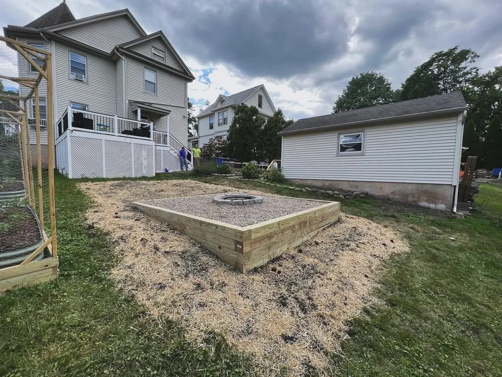 Professional residential landscaping in Neshanic Station, NJ by Gladiator Property Development