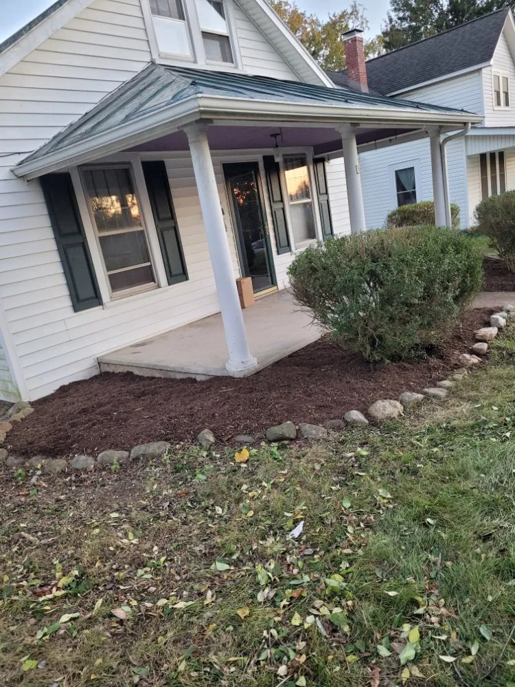 Custom residential landscaping in Craigsville, VA by Gladwells Lawn