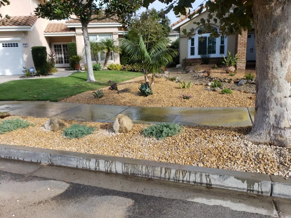 Professional lawn mowing service for outdoor upgrades in Oxnard, CA by Gladys Lopez & Family landscaping & Maintenance