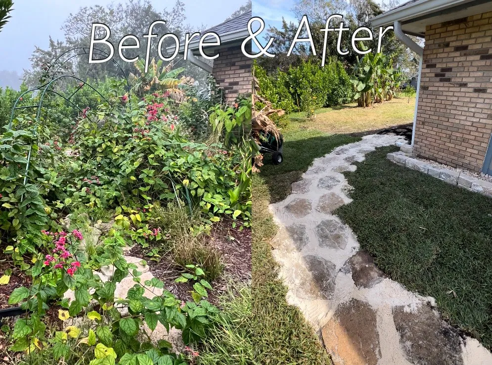 Professional residential landscaping in Melbourne, FL by Glamorous Lawns