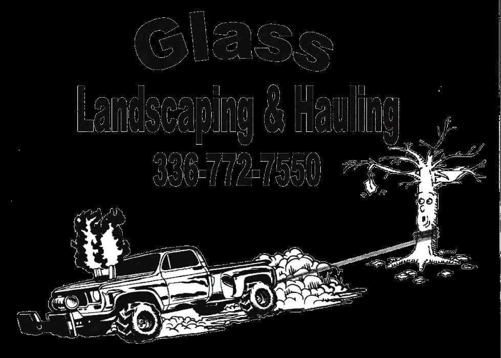 Custom outdoor landscaping in Greensboro, NC by Glass Landscaping & Hauling