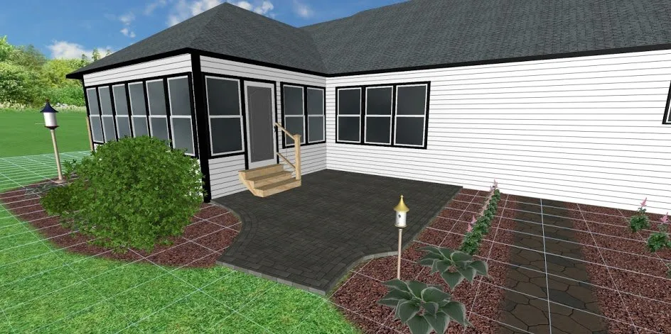 Custom garden landscaping in Cambridge Springs, PA by Glass Landscaping