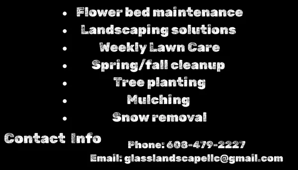 Glass Lawncare & Landscape Logo