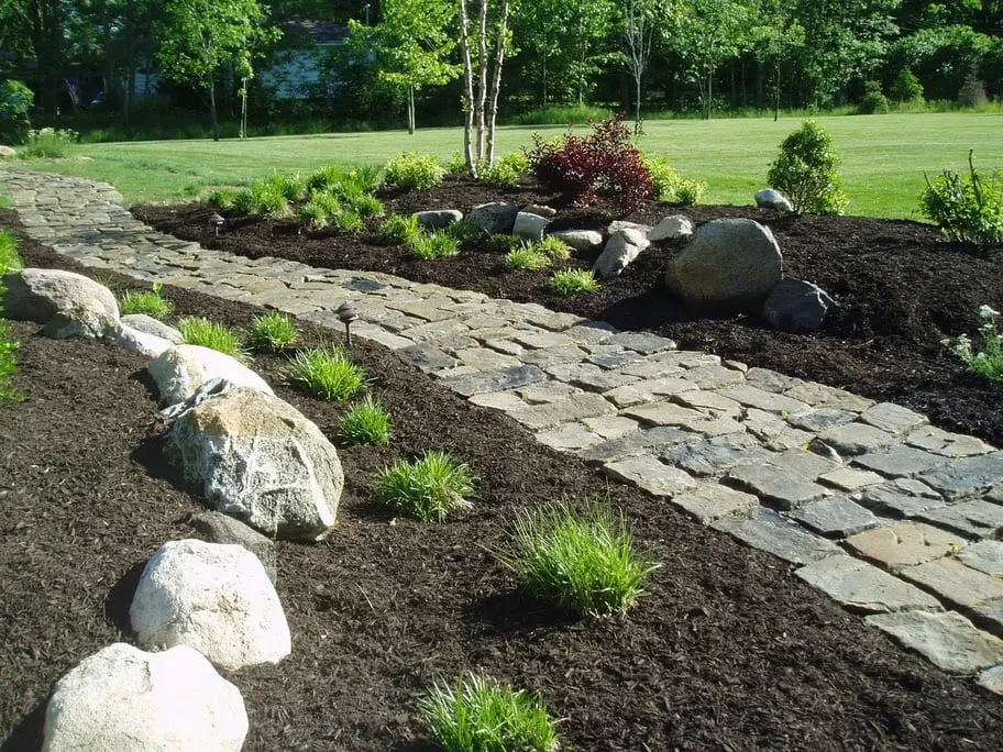 Custom landscape design in Springfield, MA by Gleason Johndrow Landscape & Snow Management