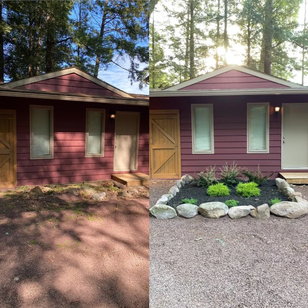 Custom landscaping services for homes in Albrightsville, PA by GlenScapes