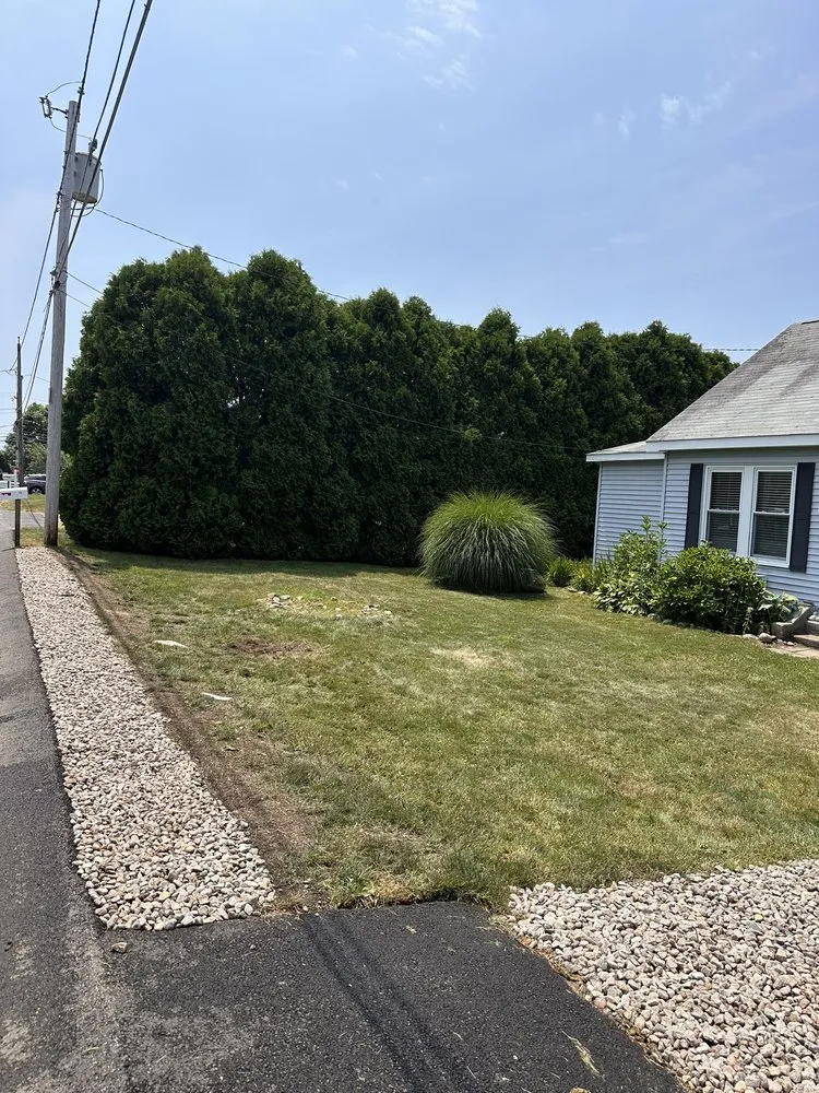 Custom landscape installation in Cranston, RI - Glenwood Landscaping