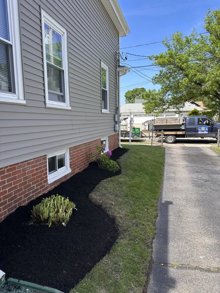 Affordable landscape installation in Cranston, RI by Glenwood Landscaping