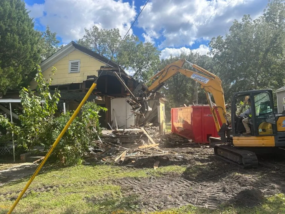 Local landscape installation in Norwood, NC by Global Brothers Earthworks