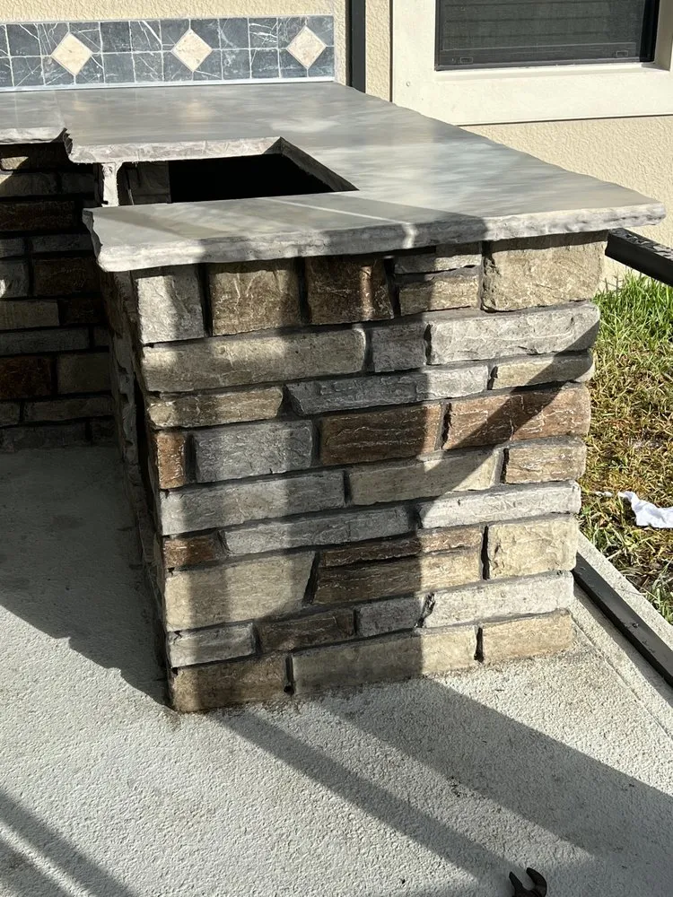 Custom landscape installation for outdoor upgrades in Melbourne, FL by Global Greenz