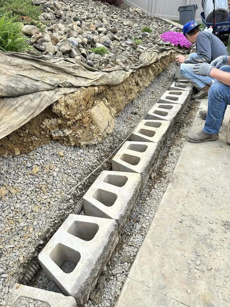 Custom garden landscaping with custom design across Wellsburg, WV - Global services landscape and handyman