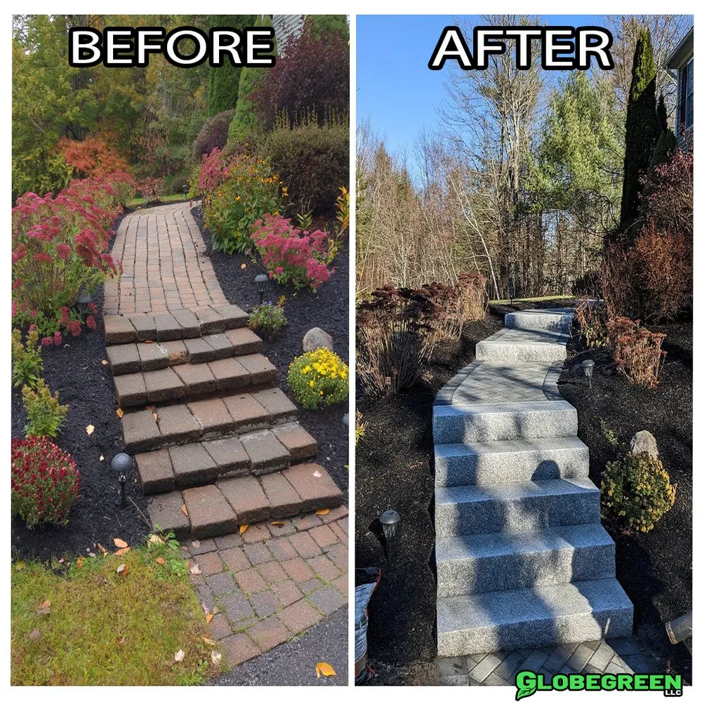 Professional lawn mowing service in Concord, NH by Globe Green