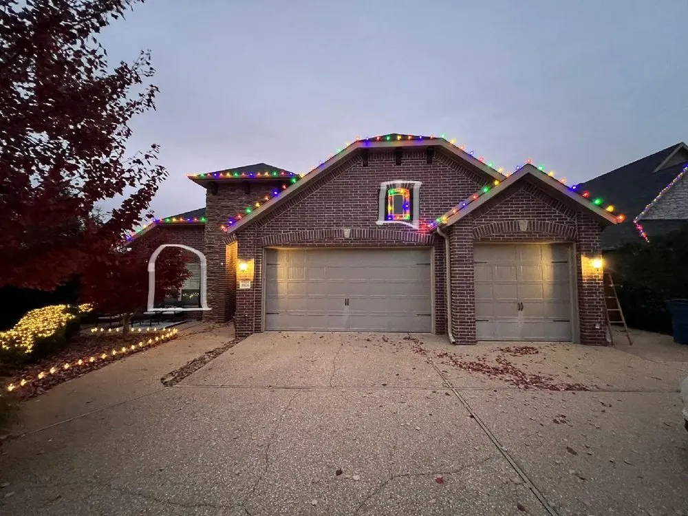 Affordable landscape installation for residential properties across Fayetteville, AR - Glorious Lights