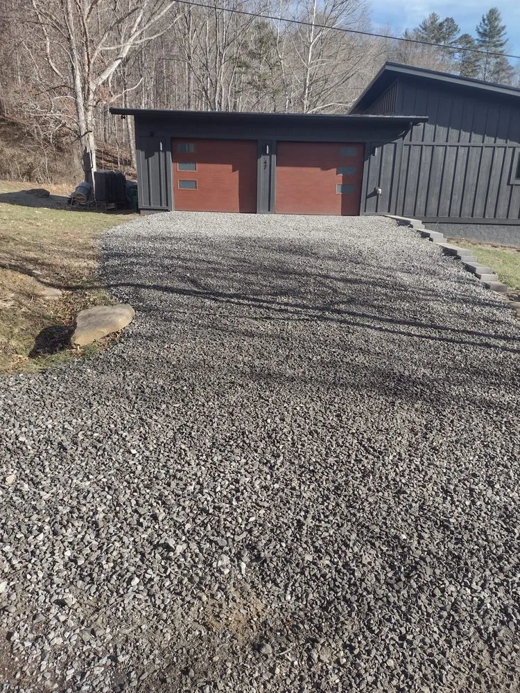 Professional yard cleanup service in Burnsville, NC by Glory Bound Landscape & Excavation