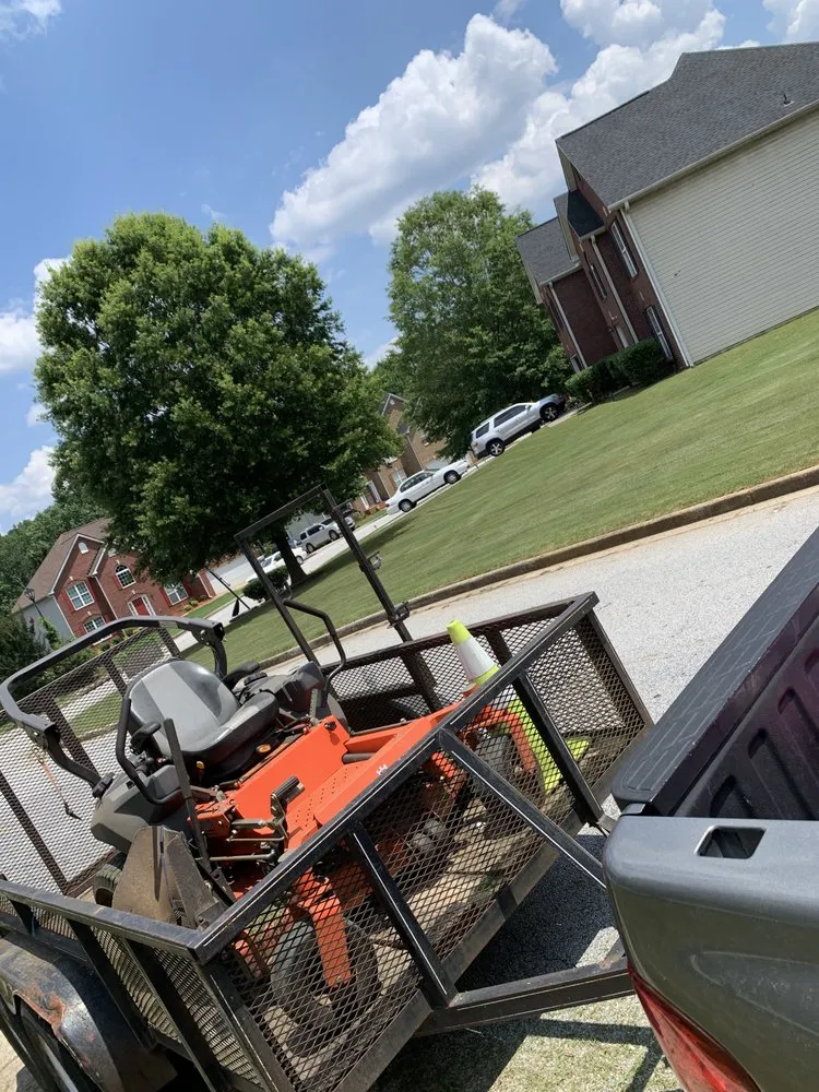 Custom outdoor landscaping for residential properties in Griffin, GA by Glory Concrete Services