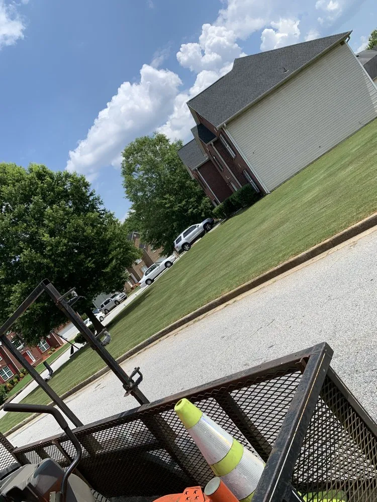 Local landscape installation in Griffin, GA by Glory Concrete Services