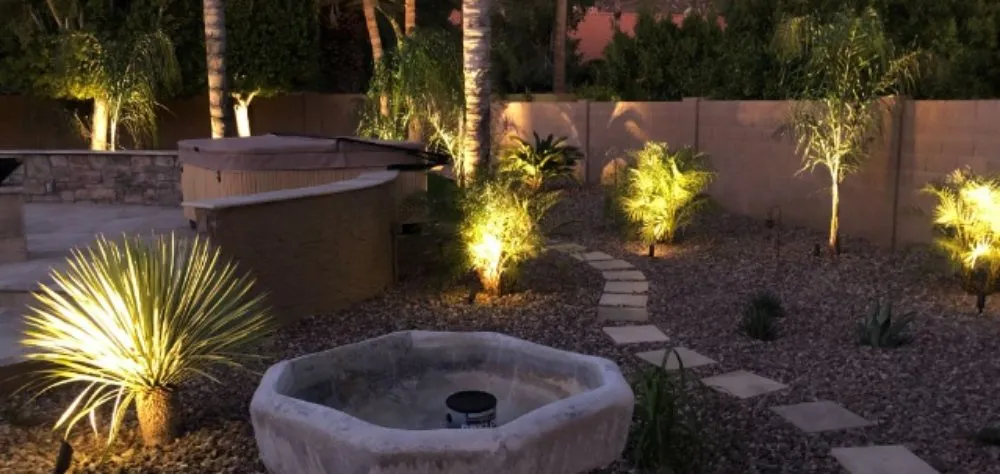 Professional landscape installation in Winterhaven, CA by Glow Bright Lighting & Irrigation
