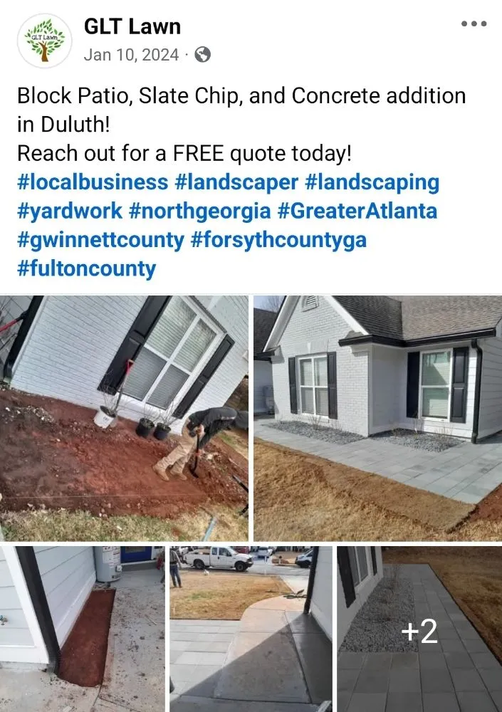 Affordable yard maintenance for residential properties in Lawrenceville, GA by GLT Lawn