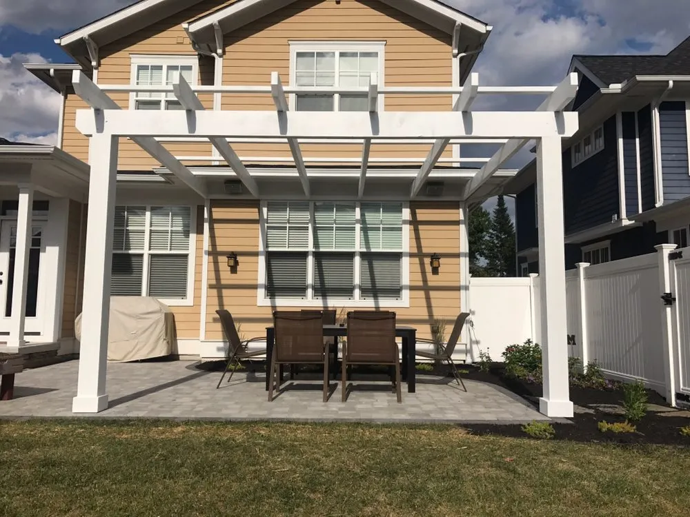 Professional garden landscaping for beautiful yards in Howell, MI by GM Construction